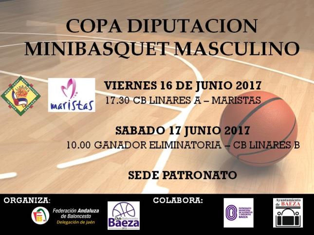 Cartel Fase Final Copa Diputación Minibasket Masculino