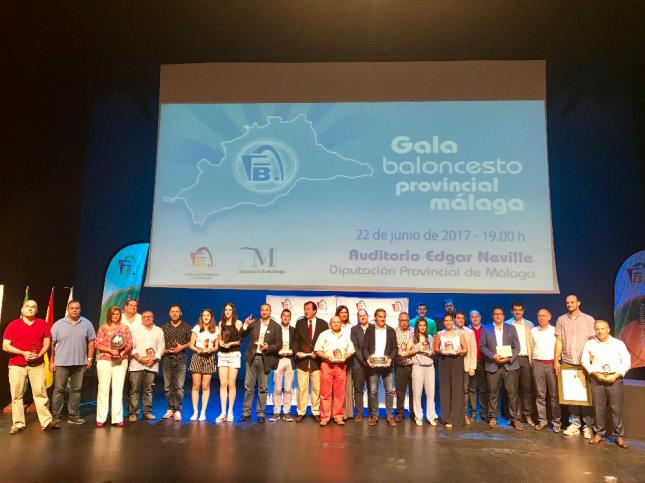 Gala Baloncesto Provincial Málaga 2017