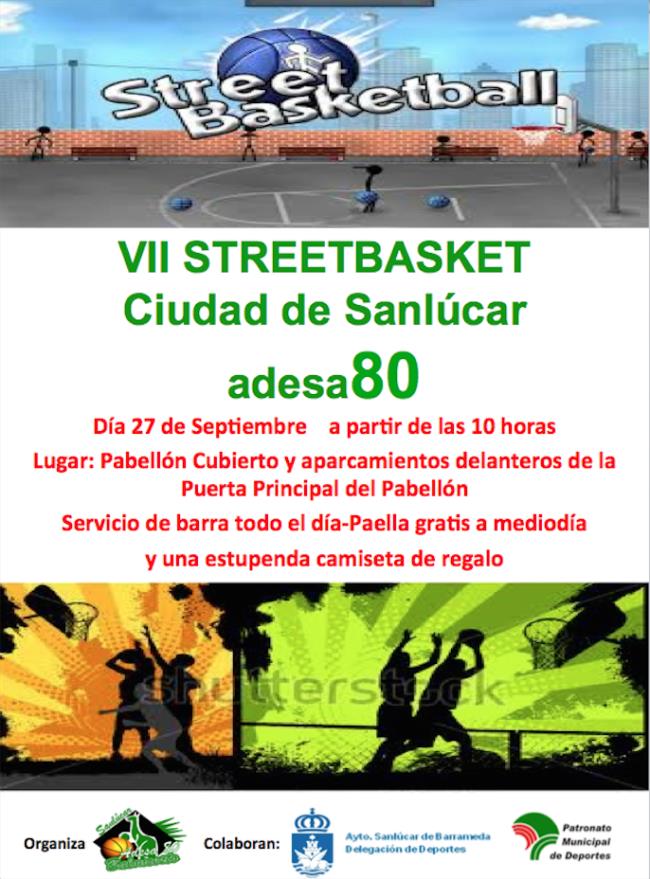 Cartel VII StreetBasket de Sanlúcar