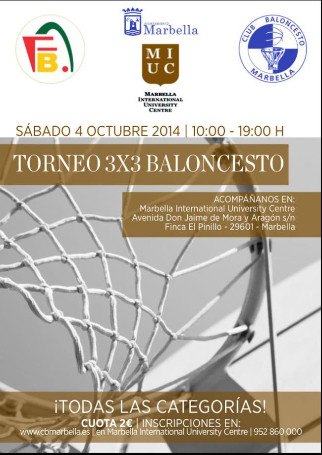 Torneo 3x3 de Baloncesto CB Marbella - MIUC