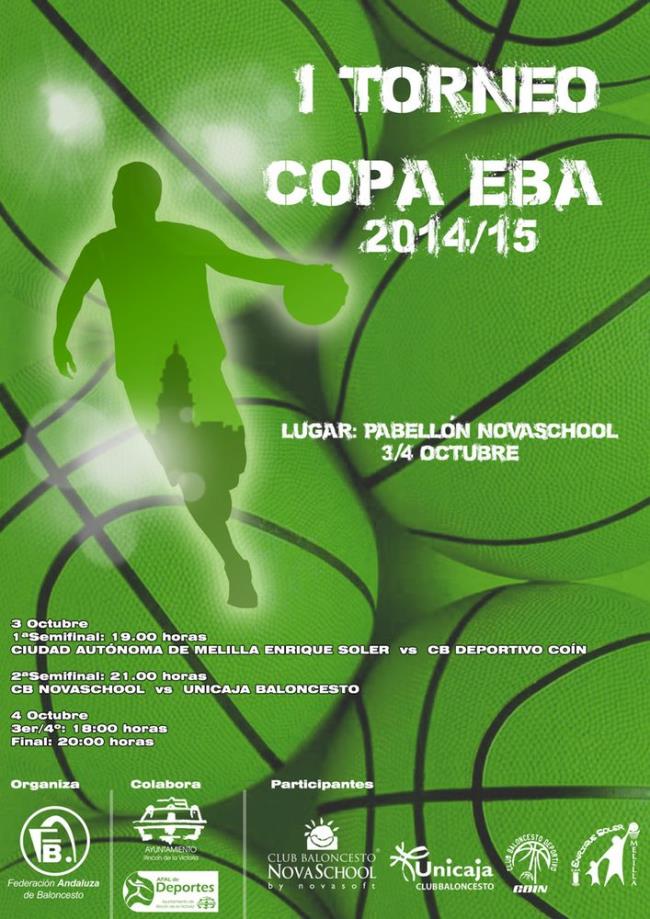 Cartel I Copa EBA de Málaga [Diseño A.Mesa]