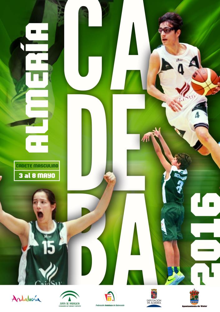 Cartel Cadeba Cadete Masculino 2015/16.