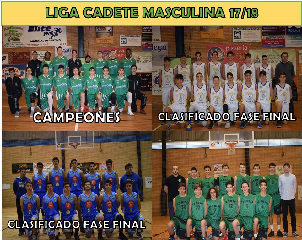 FINAL Y CLASIFICACION CADETE MASCULINA