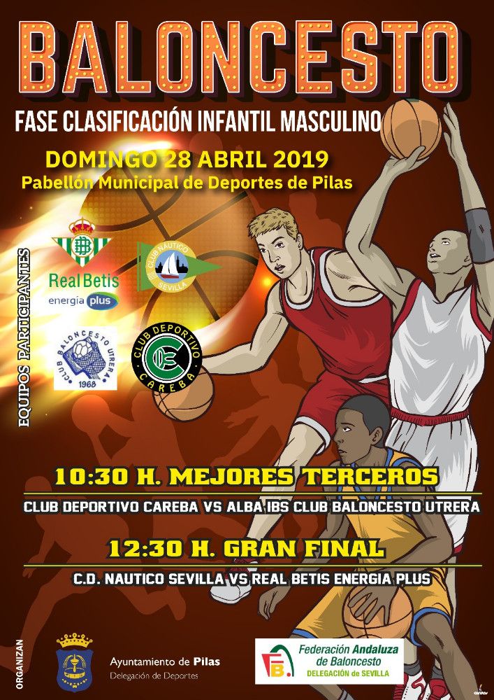 FINAL DE LIGA Y CLASIFICACION A FASE FINAL INFANTIL MASCULINA. PILAS 2019