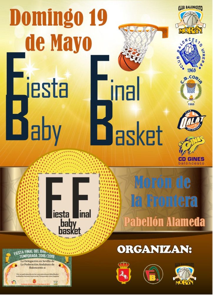 FIESTA FINAL DEL BABYBASKET. MORON DE LA FRONTERA 2019