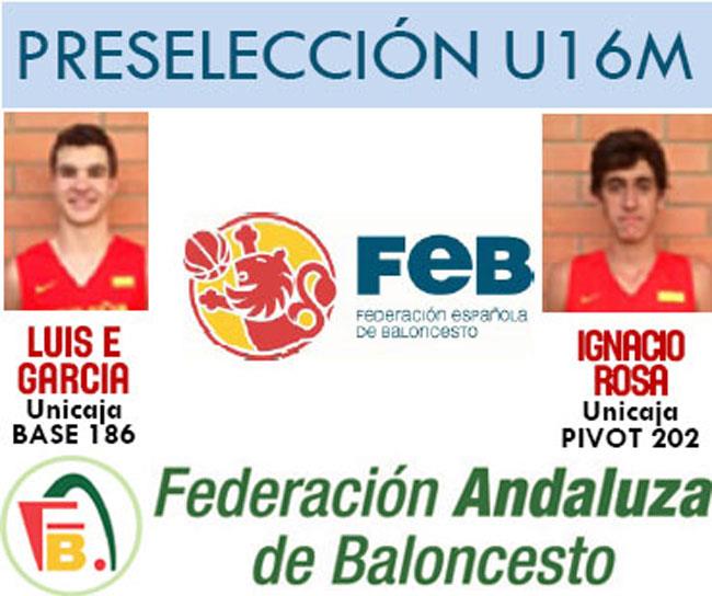 Jugadores de Unicaja en la U16M