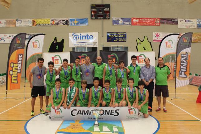 EBG Málaga Unicaja '05 campeón provincial minibasket masculino 16/17