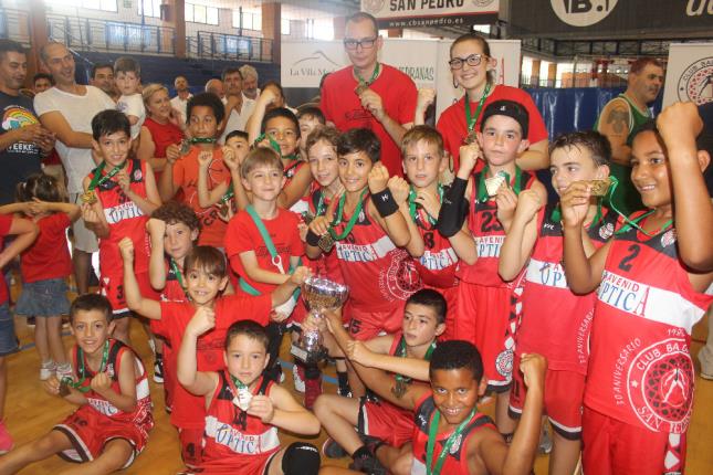 Avenida Óptica CB San Pedro '08 Campeón Provincial Preminibasket 1º Año