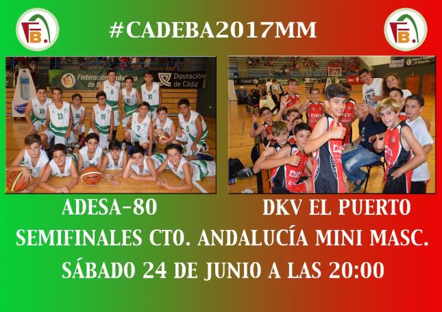 Semifinales CADEBA Mini masculino