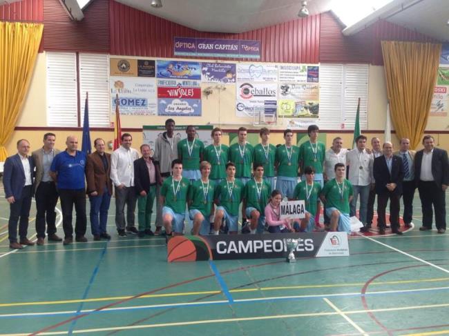 Selección de Málaga campeona de Andalucía cadete masculino