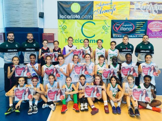 Preselecciones minibasket femenina de Andalucía 