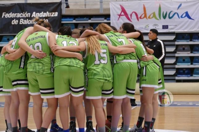 CAB Estepona conjunto participante en el Cto. España Cadete femenino de Huelva 16-17