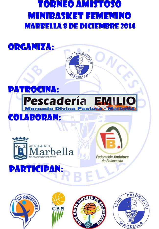 Cartel Torneo Amistoso CB Marbella