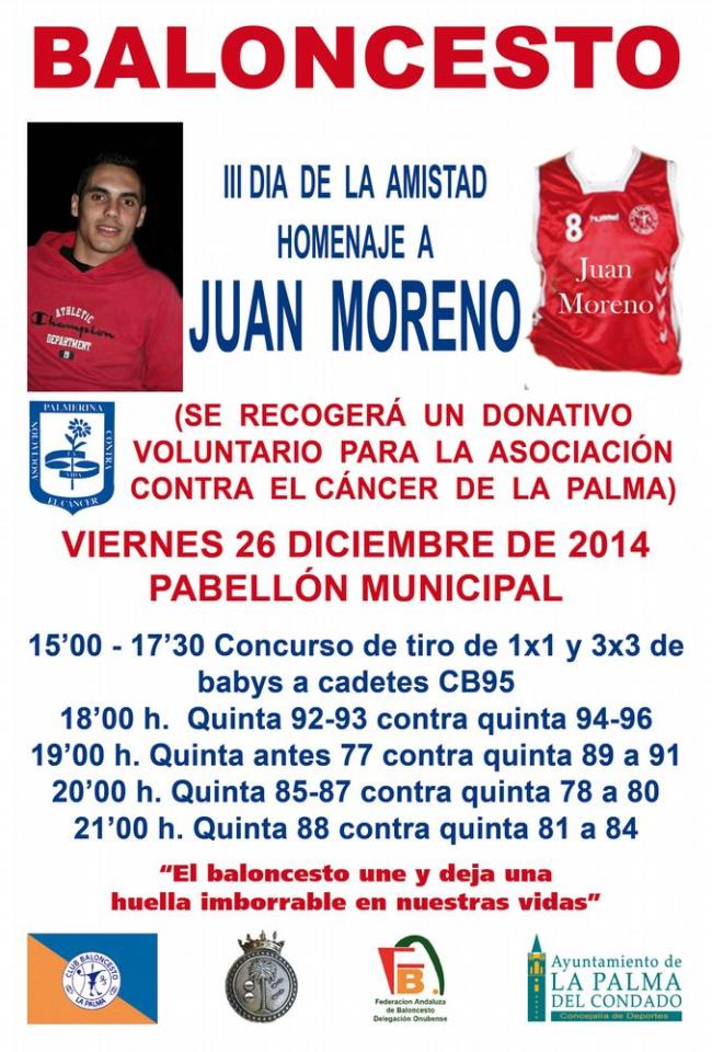 III Día de la Amistad. Homenaje a Juan Moreno