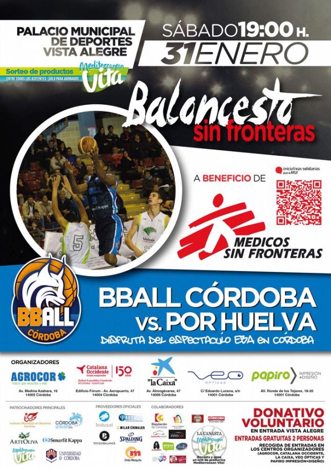 Foto: comunicación Bball, Cartel Bball - Por Huelva