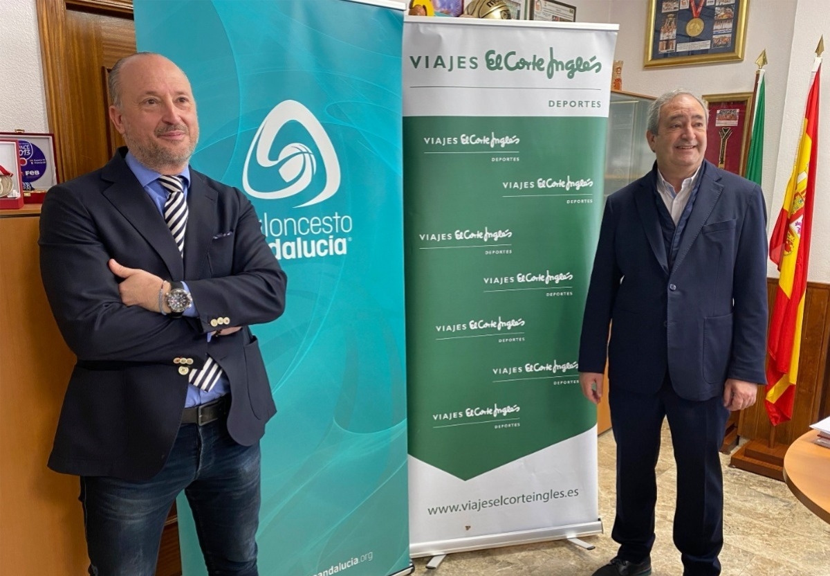 Viajes El Corte Inglés y la FAB alcanzan un acuerdo para renovar colaboración entre ambas entidades - PORTADA - Federación Andaluza de Baloncesto