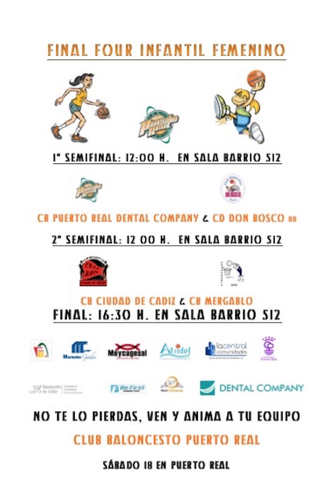 Cartel Fase Final Infantil Femenino B