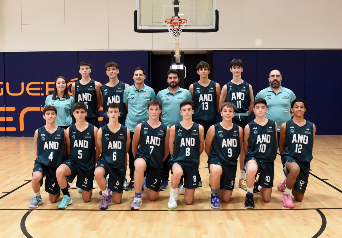 SELECCIÓN ANDALUZA INFANTIL MASCULINA 2023 - PORTADA - Federación Andaluza  de Baloncesto