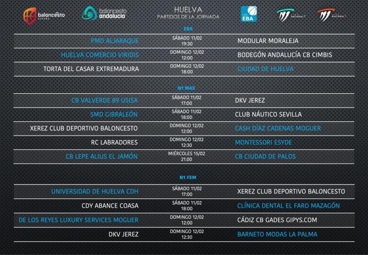 LA JORNADA DEL BALONCESTO ONUBENSE EN SPORTSHUELVA.COM