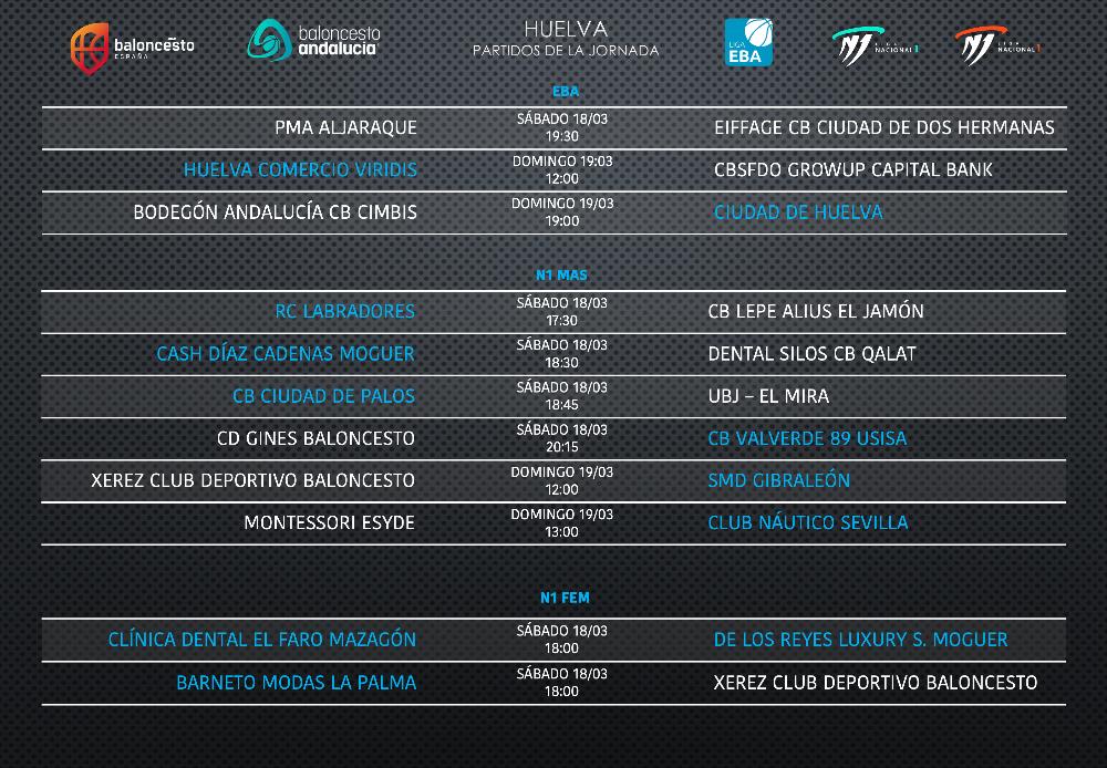 JORNADA EN EL BALONCESTO ONUBENSE CON LA MIRADA PUESTA EN LA N1 FEMENINA