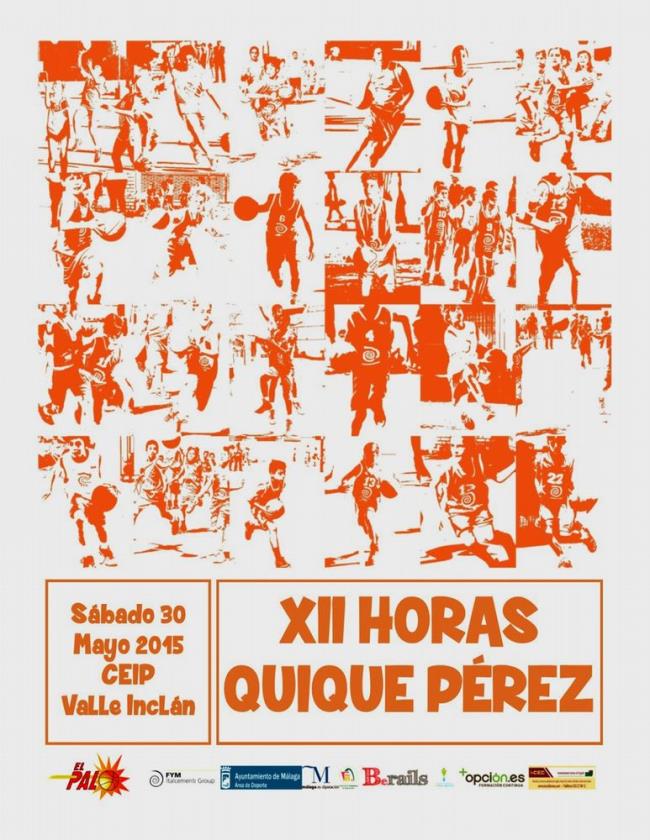 Cartel Torneo XII Horas Quique Pérez 2015