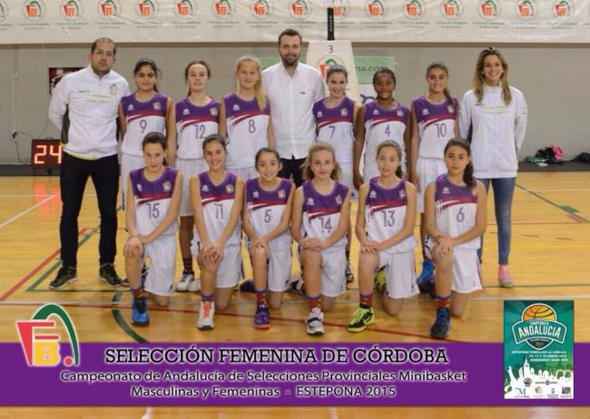 Campeonas de Andalucía Minibasket 2014/15.