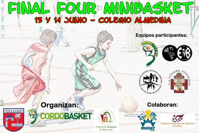 Cartel Final a 4 minibasket masculina