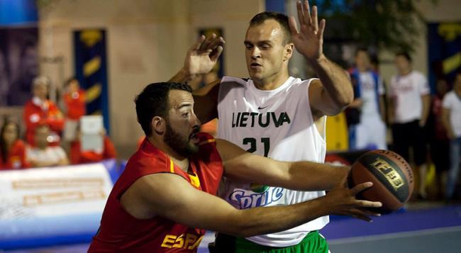 Juan Vasco con la Selección Española 3x3