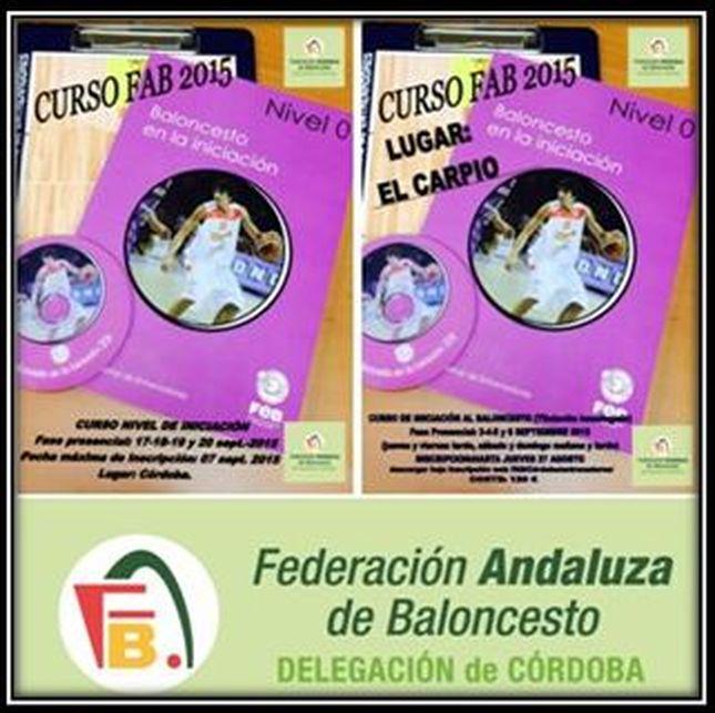 Cursos nivel Iniciación en Córdoba y El Carpio.