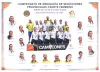 Campeonas Cadete Femenino 2014/2015