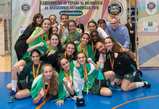 Andalucía plata en cadete femenino