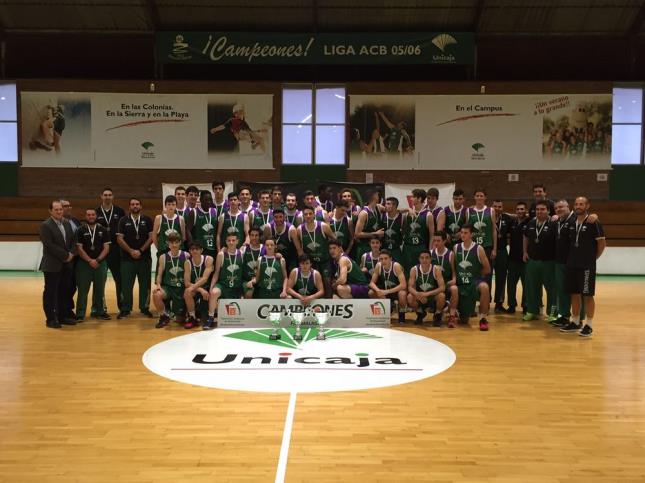 Unicaja campeón provincial en Júnior, Cadete e Infantil