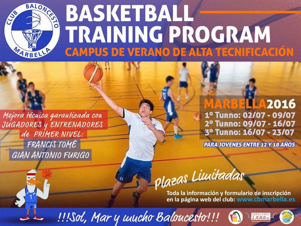Basketball Training Program Campus De Verano De Alta Tecnificacion