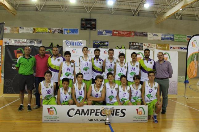 EBG Málaga Unicaja 04 Campeón Provincial Minibasket Masculino 15/16