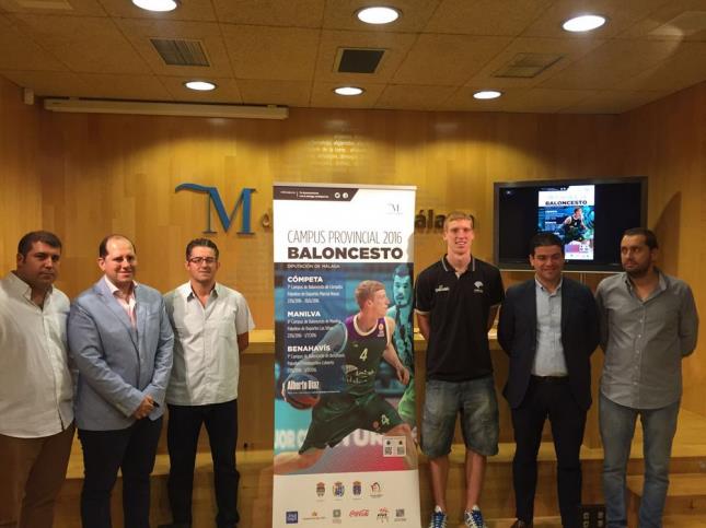 Presentación Campus Provincial de Baloncesto Diputación de Málaga