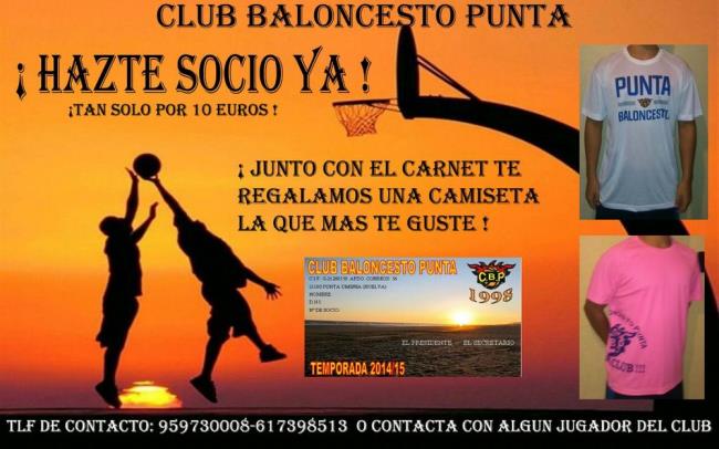 Campaña de socios del CB Punta