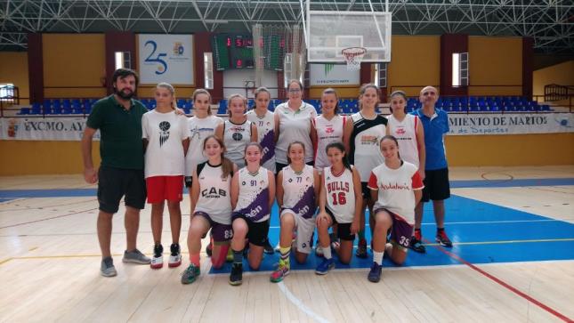 Seleccion Infantil Femenina en el entrenamiento del 8 de octubre