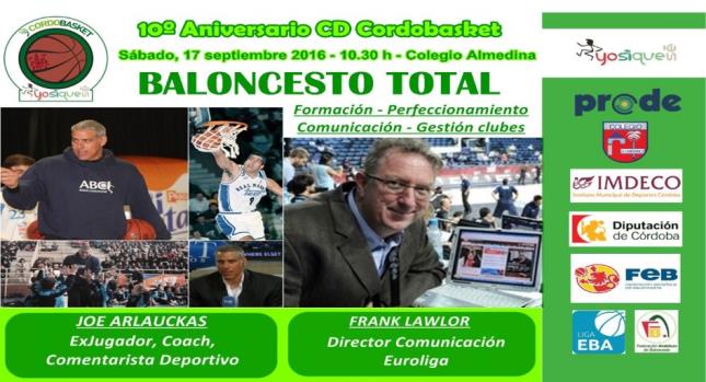 Cartel Jornada Técnica 10º Aniversario Cordobasket