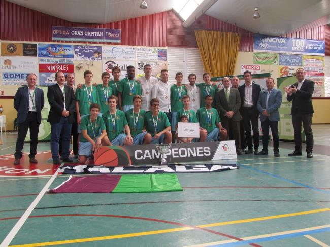 Málaga Campeona de Andalucía Infantil Masculino 14-15